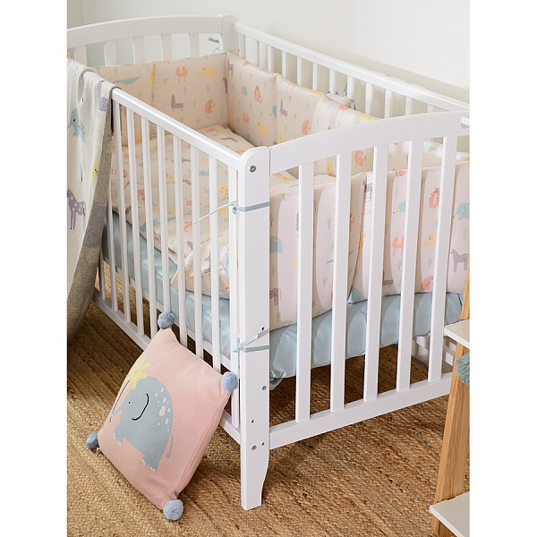 Комплект постельного белья из сатина с принтом Animalia World 150 х 200 см Tkano Tiny World