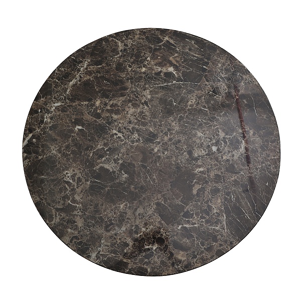 Столик кофейный inger, D80 см, коричневый