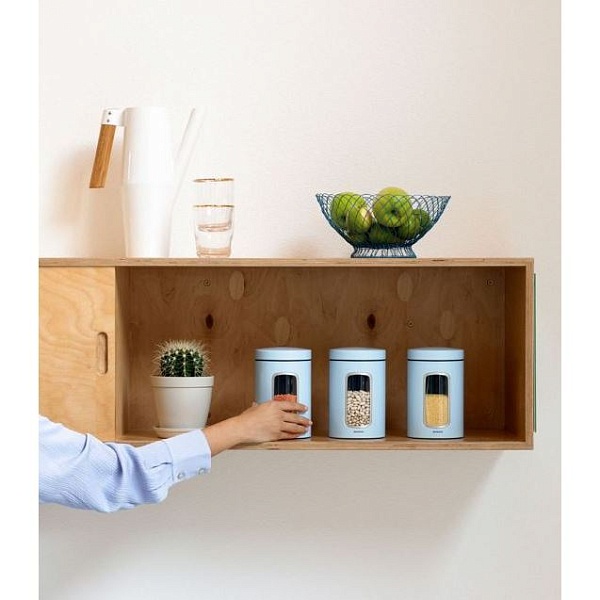 Контейнер с окном 1,4 л Brabantia sly blue