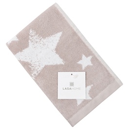 Полотенце для рук и лица 33 х 50 см Lasa Home Stella бежевый