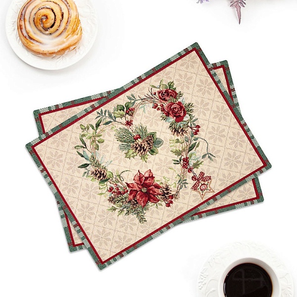 Салфетка 35 х 45 см Le Gobelin Глазго зеленая клетка