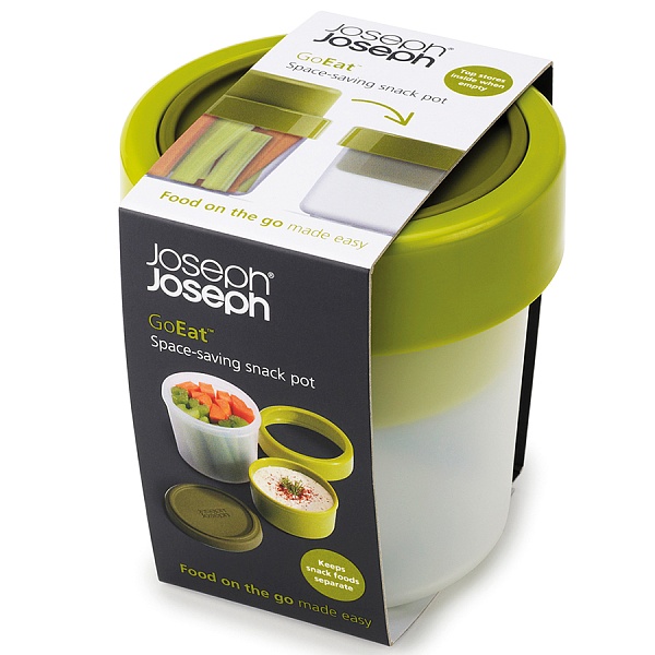 Ланч-бокс для перекусов компактный Joseph Joseph GoEat зелёный
