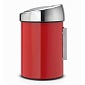 Ведро для мусора 3 л Brabantia Touch Bin красный