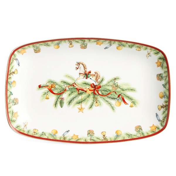 Блюдо 25,3 x 16,3 x 3,2 см Lefard Щелкунчик