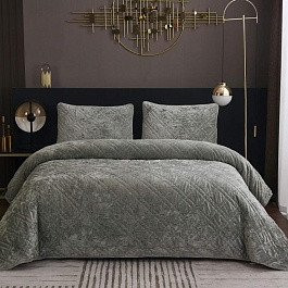 Комплект покрывало и наволочка 160 х 220 см Sofi de Marko Селена изумруд