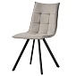 Стул tristan, серый, велюр