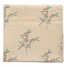 Скатерть хлопковая с графичным принтом 150 х 250 см Tkano Обед рябинника