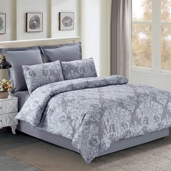 Комплект постельного белья евро Sofi de Marko Самира Модерн сатин