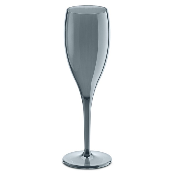 Набор бокалов для шампанского 4 шт. 100 мл Superglas Cheers серый