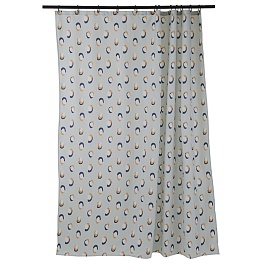 Штора для ванной 180 x 200 см Tkano Sun spots мятный