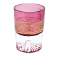 Рюмка Фудзи Gold Leaf Fuli Chilled Sake Shot Glass Pink 85 мл