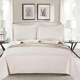 Комплект покрывало и наволочка 160 х 220 см Sofi de Marko Микаэлла крем