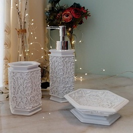 Набор аксессуаров для ванной Sofi de Marko №36 белый