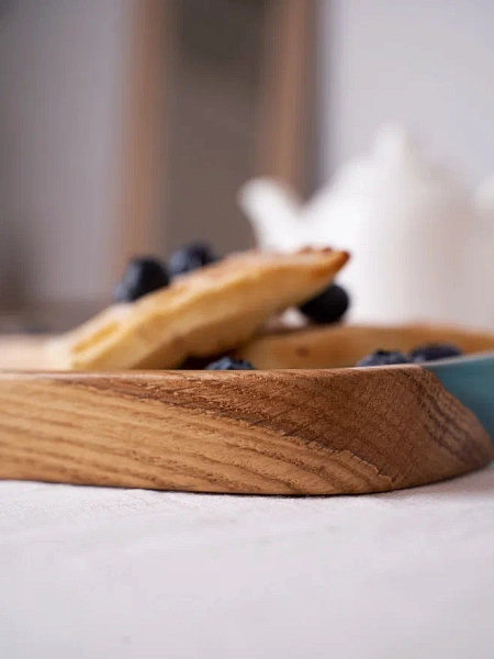 Поднос "Аура" 30х18 см, бирюза