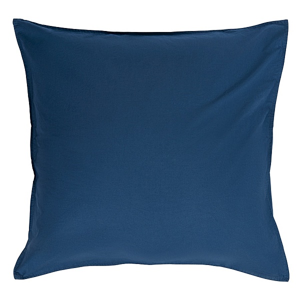 Набор наволочек из органического стираного хлопка 70 x 70 см Tkano Essential 2 шт синий