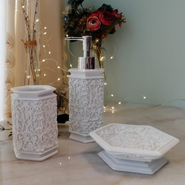 Набор аксессуаров для ванной Sofi de Marko №36 белый