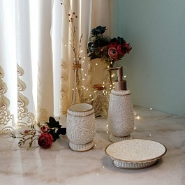 Набор аскессуаров для ванной Sofi de Marko №37 бежевый