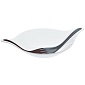 Миска для салата LEAF Koziol белая/черная/серая