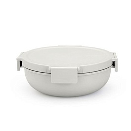 Контейнер-салатник 1,3 л Brabantia Make & Take белый