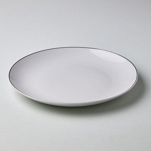 Тарелка обеденная 30,5 см Tognana Metropolis Fascetta белый
