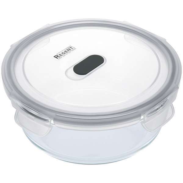 Контейнер круглый  Regent inox Linea Desco 0,95 л 
