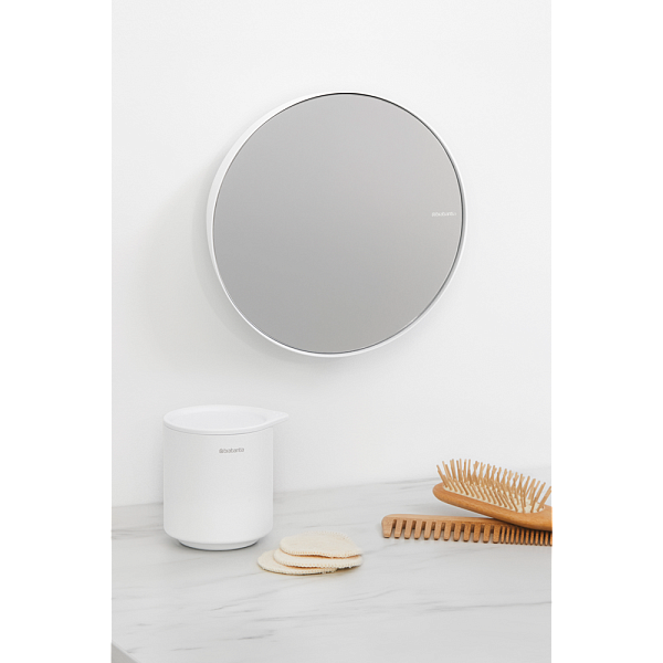 Зеркало для ванной комнаты 21 см Brabantia белый