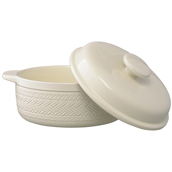 Кастрюля жаропрочная country mill, 2,4 л, светло-бежевая