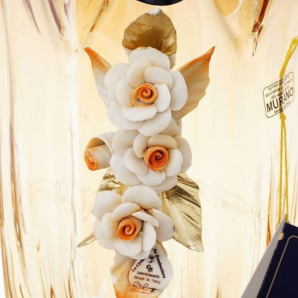 Ваза White Cristal Янтарь