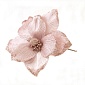 Декоративная магнолия с глиттером 26 см Азалия светло-розовый
