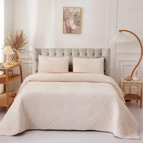 Мориц (крем) Покрывало 160х220