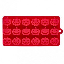 Форма для выпечки на 18 кексов Walmer Pumpkin Mini красный