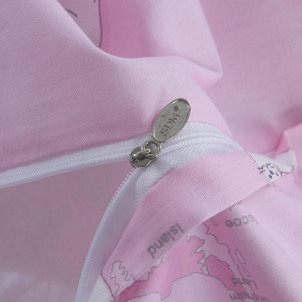 Комплект постельного белья детский Sofi de Marko Пингвины розовый