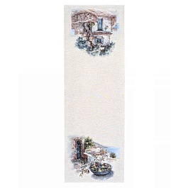 Дорожка 44 х 140 см Le Gobelin Оливки Греция Фон