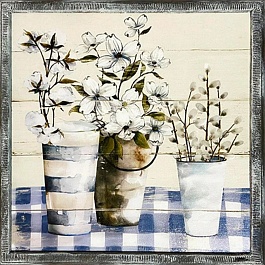 Репродукция картины 30х30 см "Веточки 2"