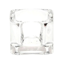 Подсвечник стеклянный 5 х 5 см