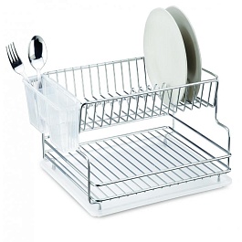 Сушилка для посуды и приборов 2 яруса с поддоном Tekno-tel 