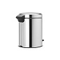 Мусорный бак 5 л Brabantia NewIcon Стальной полированный