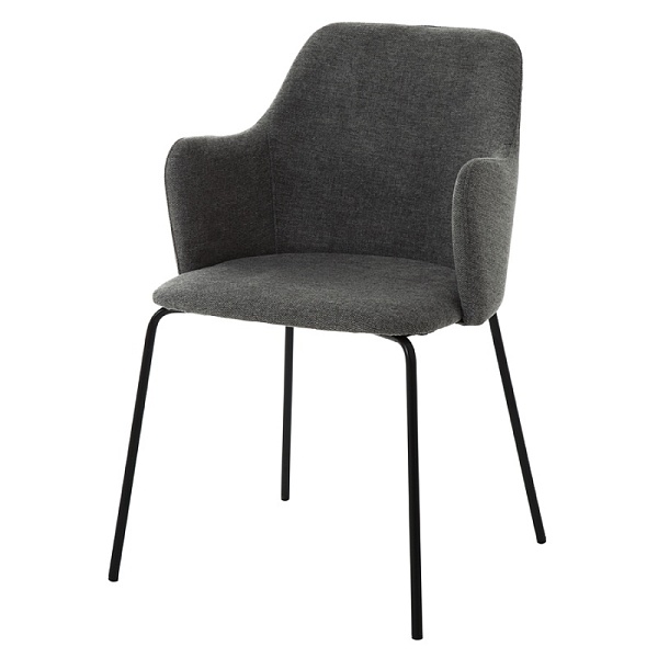 Стул dwight, рогожка, серый