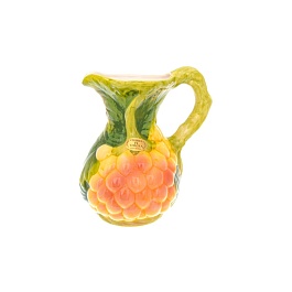 Кувшин керамический 2 л Orgia Виноград жёлтый