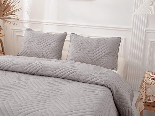 Мориц (серый) Покрывало 160х220