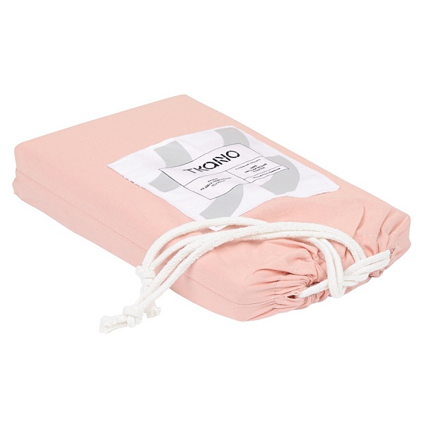 Набор наволочек из органического стираного хлопка 70 x 70 см Tkano Essential 2 шт розовый