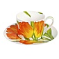 Чайная пара 230 мл Taitu Freedom Flower оранжевый