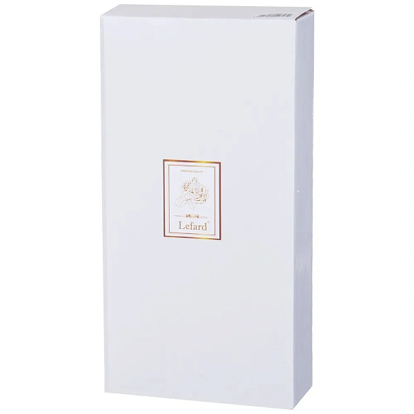 Блюдо прямоугольное 35 х 16 см Lefard Шишки красный/белый