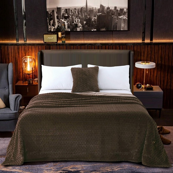 Покрывало 220 х 240 см Sofi de Marko Аврил шоколад