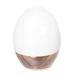 Перечница 7 см Thun Опал широкий кант платина золото