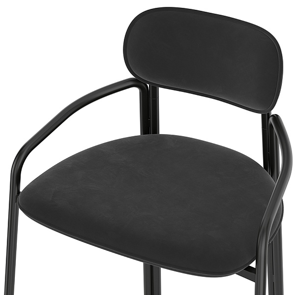 Набор барных стульев Latitude Ror Round 2 шт чёрный