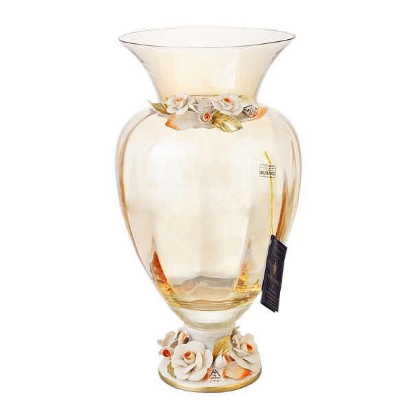 Ваза White Cristal Янтарь