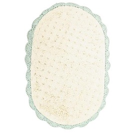 VANDA (ментол) Коврик для ванной кружевной 60х100см