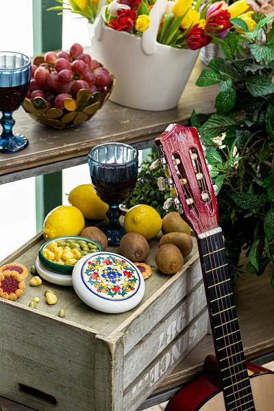Шкатулка фарфоровая My Ceramic Story Тоскана в форме макаронс