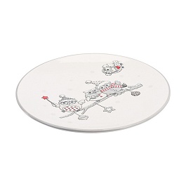 Керамическая тарелка "Совы" 24 см